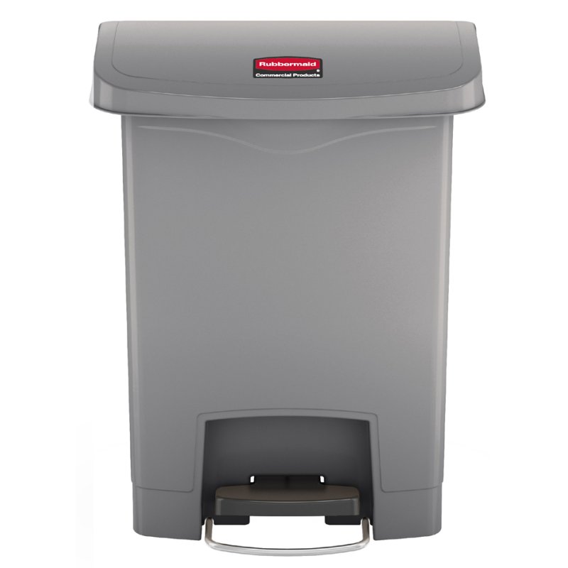Rubbermaid pedaalafvalbak Slim Jim, 30 liter, geel
